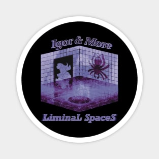 Igor & More Tarantula Liminal Spaces Purple Magnet